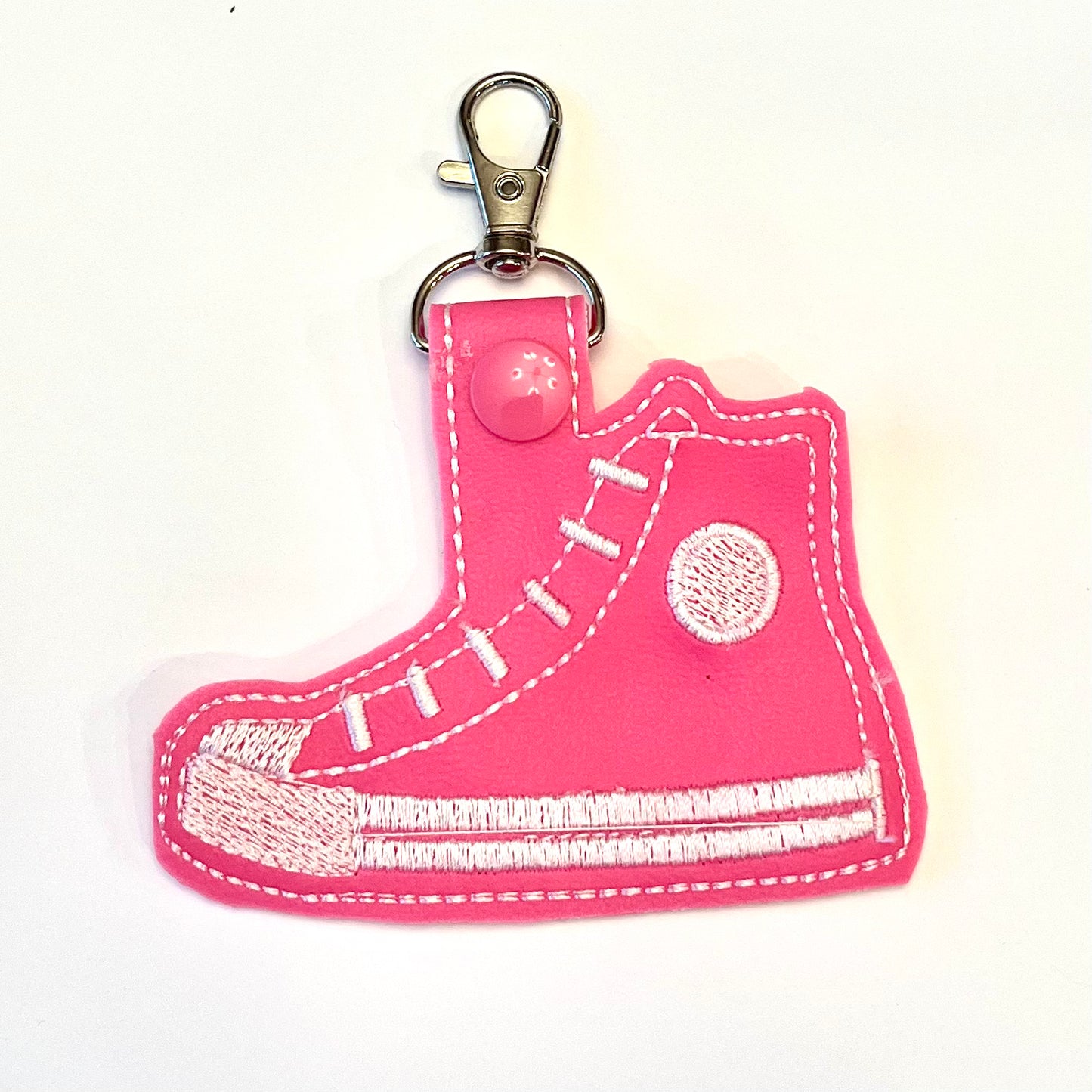 High Top Sneaker Key Fob Key Chain Charm, Multiple Color Options