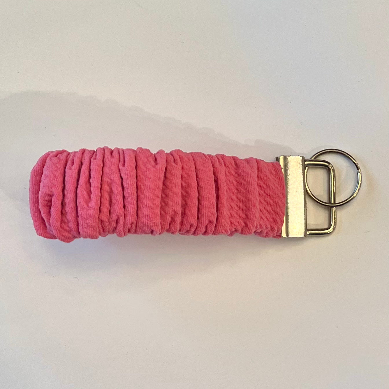 Scrunchie Keychain Wristlet/Key Fob Holder - Knit Bullet Fabric, Multiple Colors Available