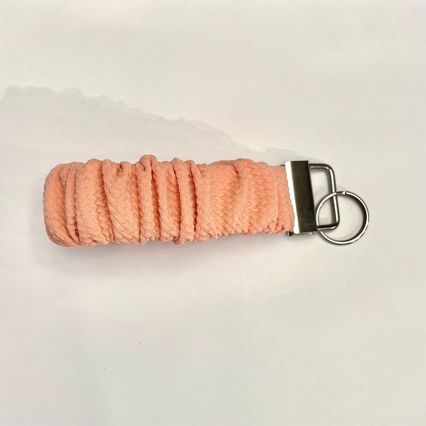 Scrunchie Keychain Wristlet/Key Fob Holder - Knit Bullet Fabric, Multiple Colors Available