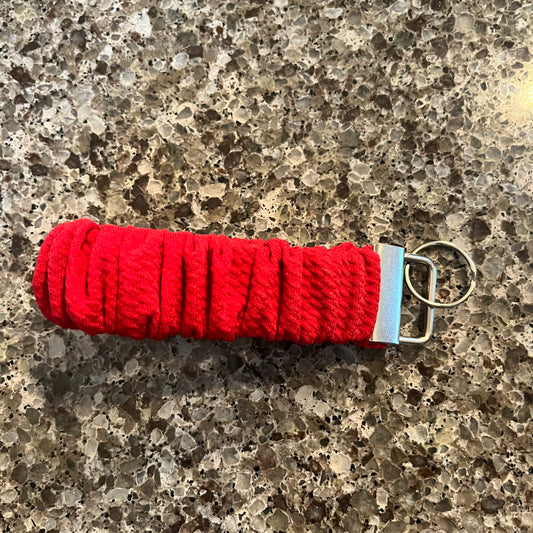 Scrunchie Keychain Wristlet/Key Fob Holder - Knit Bullet Fabric, Multiple Colors Available