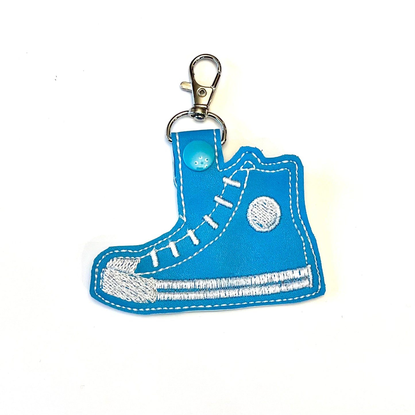 High Top Sneaker Key Fob Key Chain Charm,  Multiple Color Options