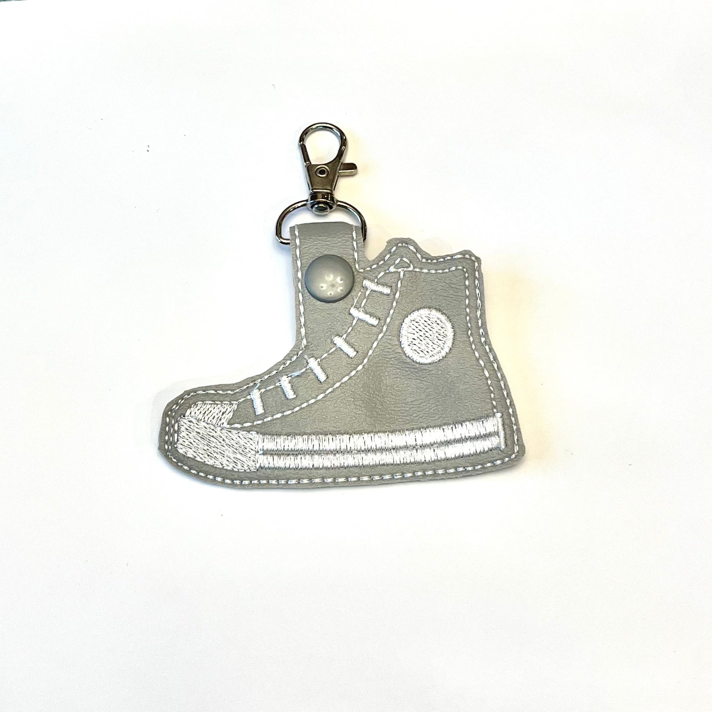 High Top Sneaker Key Fob Key Chain Charm,  Multiple Color Options