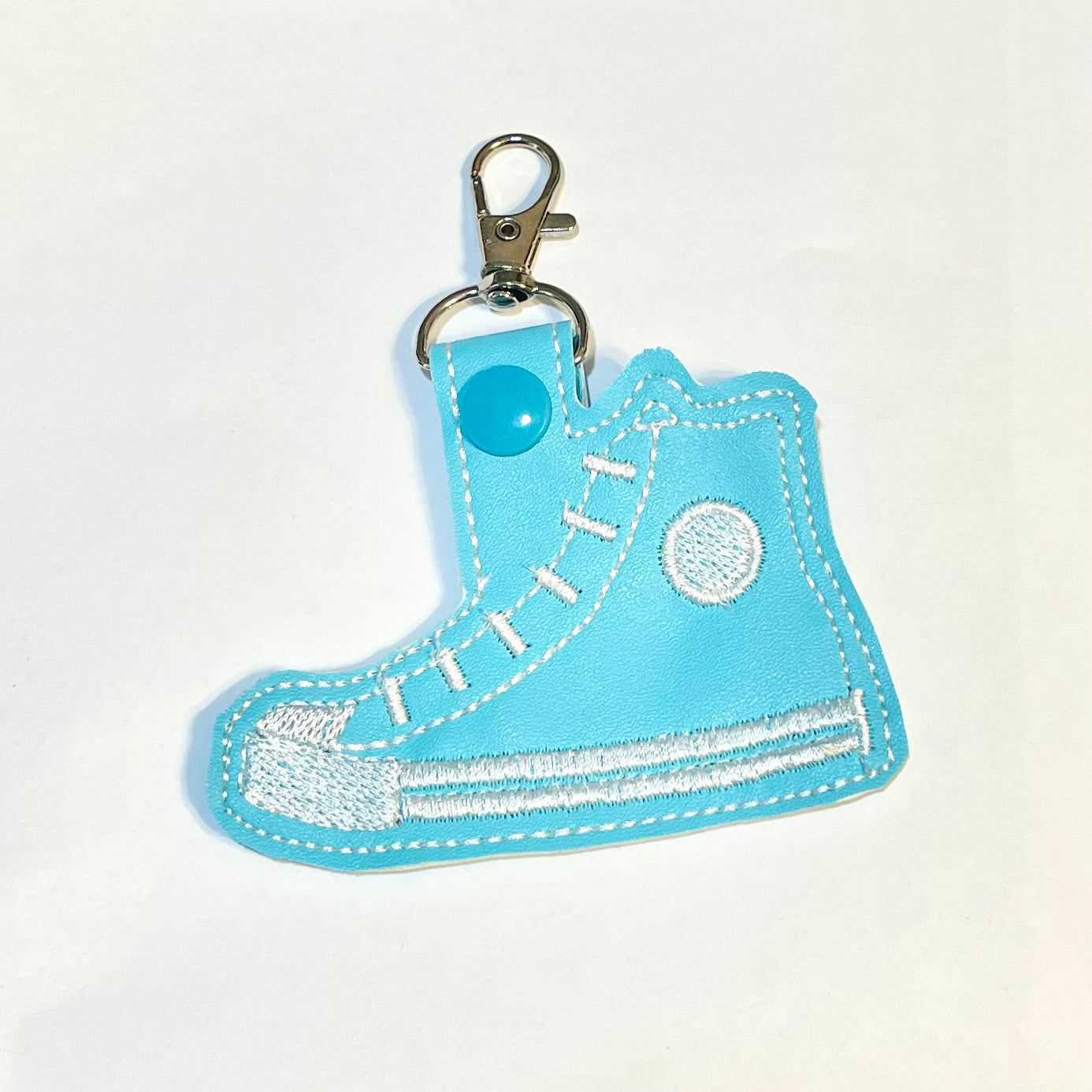 High Top Sneaker Key Fob Key Chain Charm,  Multiple Color Options